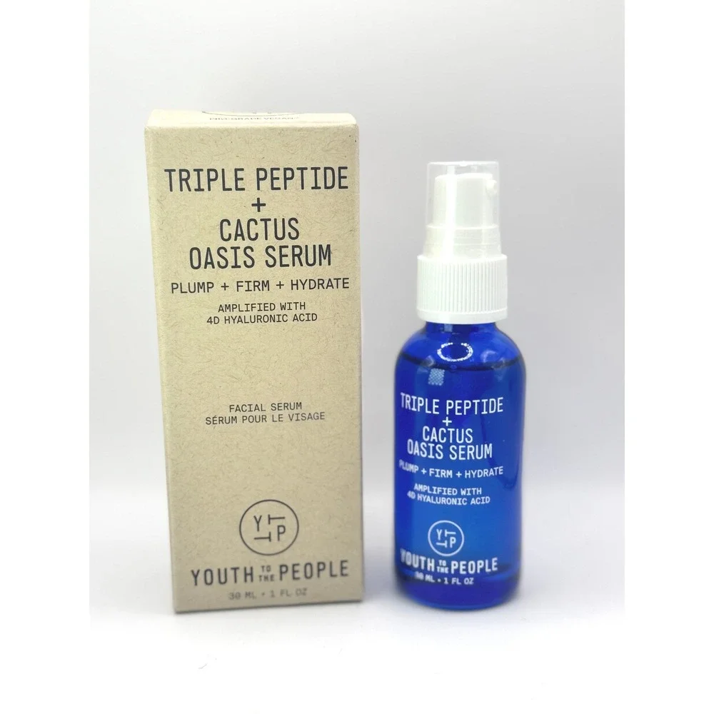 Youth To The People Triple Peptide + Cactus Oasis Serum 1oz NEW